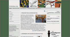 Desktop Screenshot of kickerbau.org