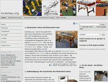 Tablet Screenshot of kickerbau.org